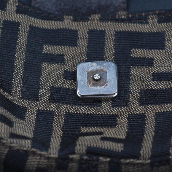 FENDI ZUCCA MINI MAMMA MONOGRAM HANDBAG - Picture 8 of 8